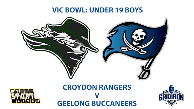 VIC BOWL: GV Under 19 Boys - Rangers v Buccaneers