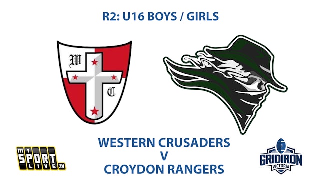 R2: U16 Boys Girls - Western Crusaders vs Croydon Rangers