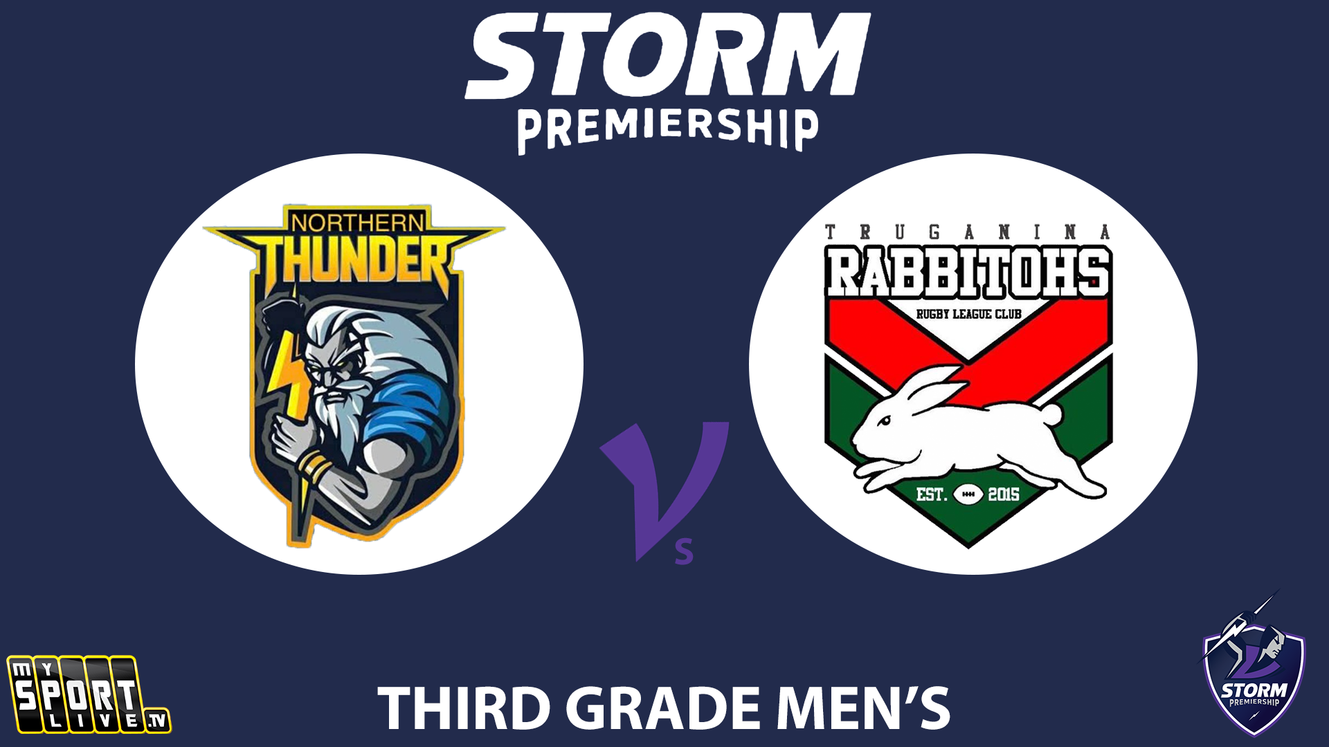 2025 NRL VIC RD4 3rd Third Grade Men - Northern Thunder vs.Truganina Rabbitohs 