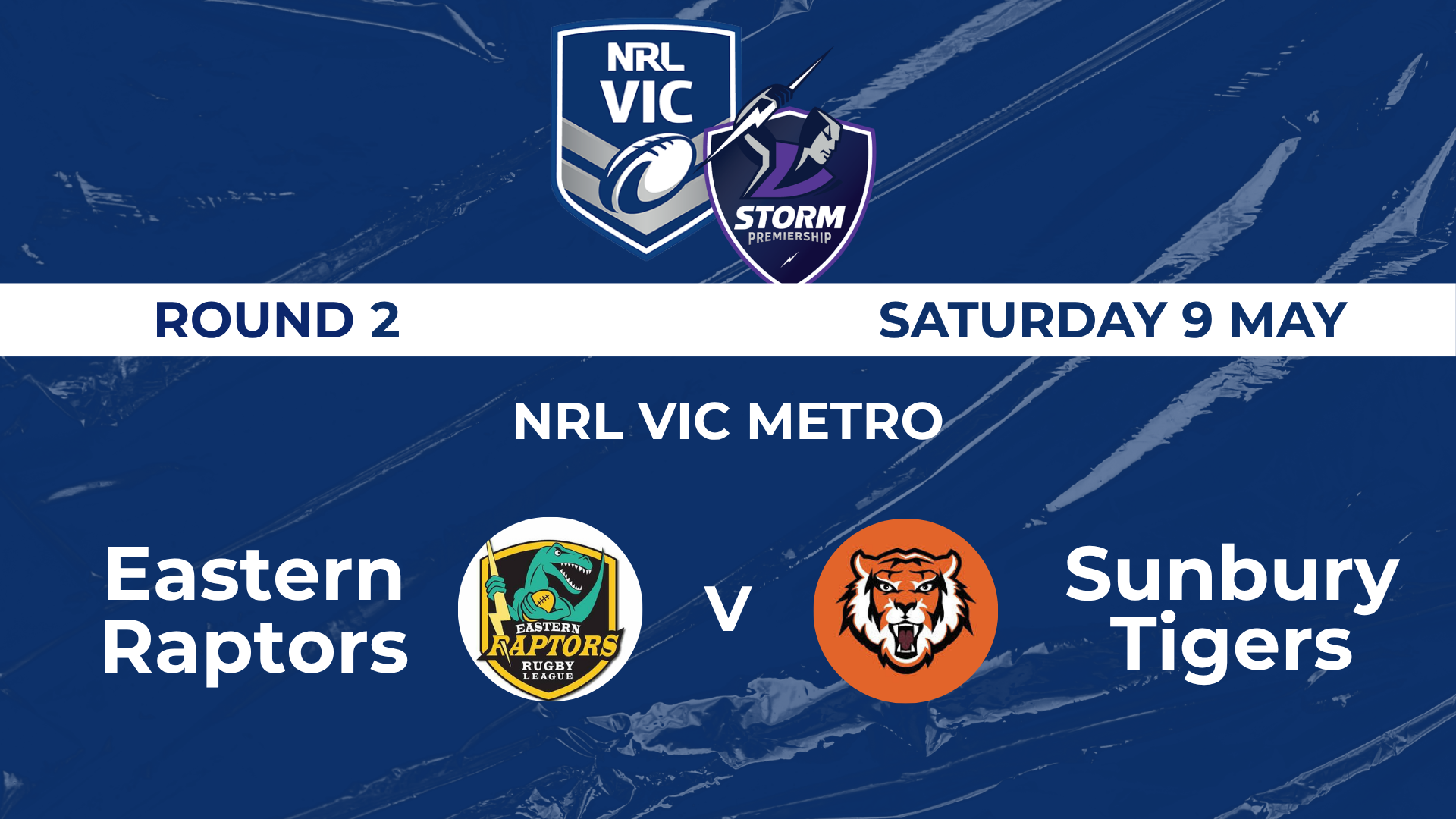 NRL R2: SGW - Eastern Raptors v Sunbury Tigers