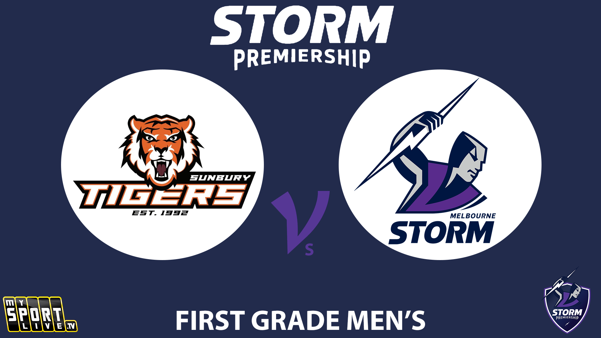 H2 2025 RD14 First Grade Men - Sunbury Tigers vs. Melbourne Thunderbolts