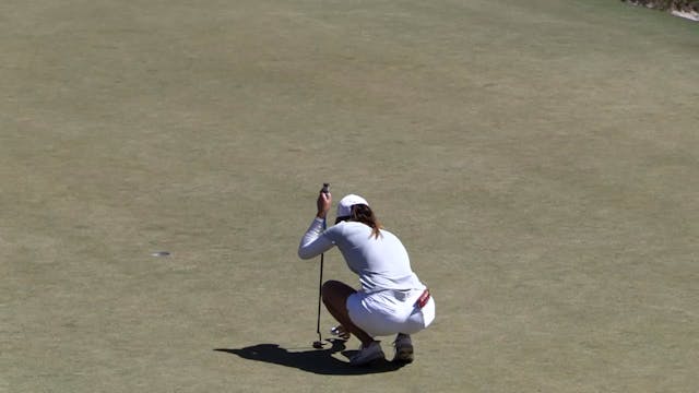 Julienne Soo with a birdie on the 9th!