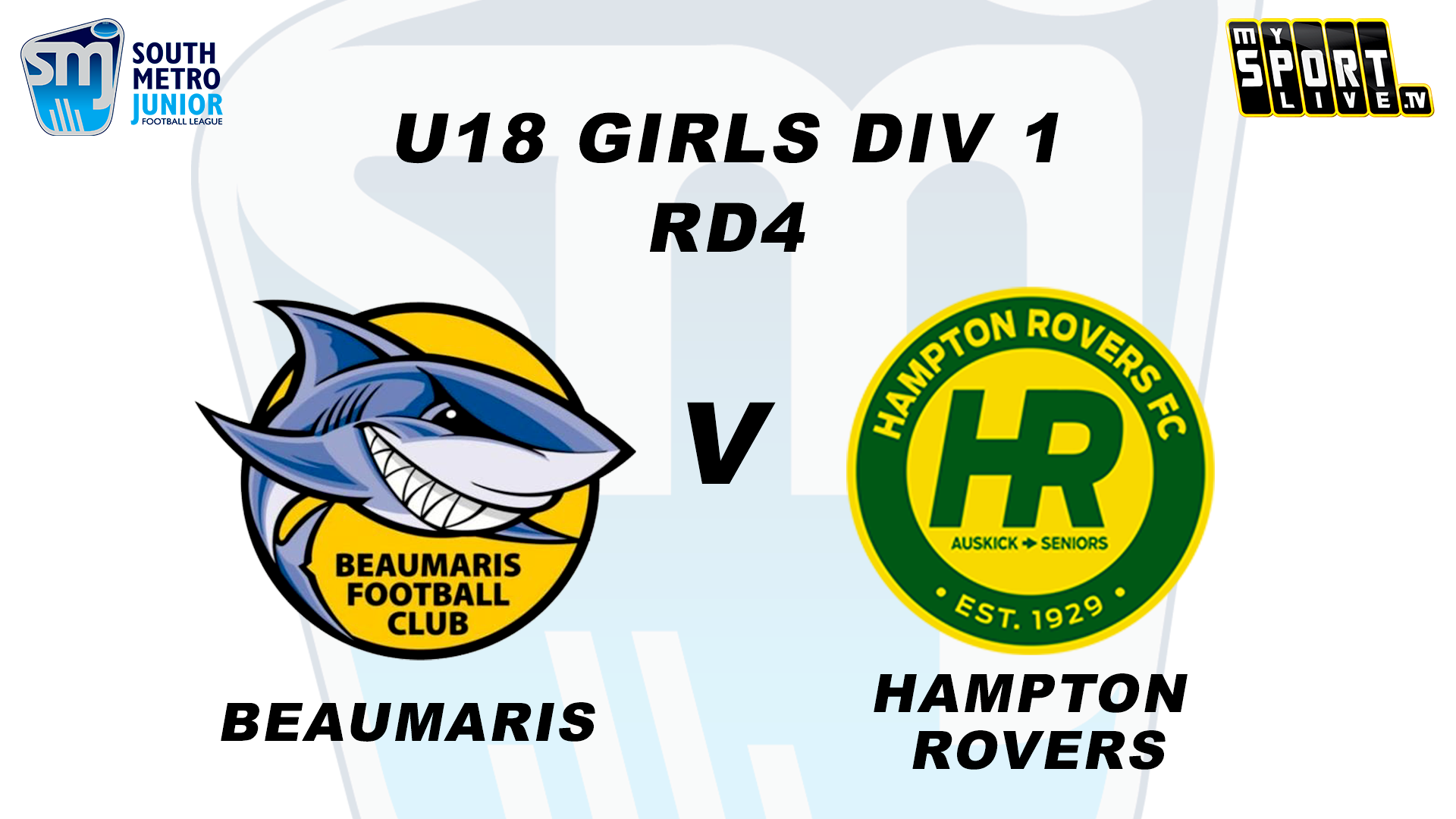 2024 SMJFL RD4 U18 Girls Div 1 Beaumaris v Hampton Rovers