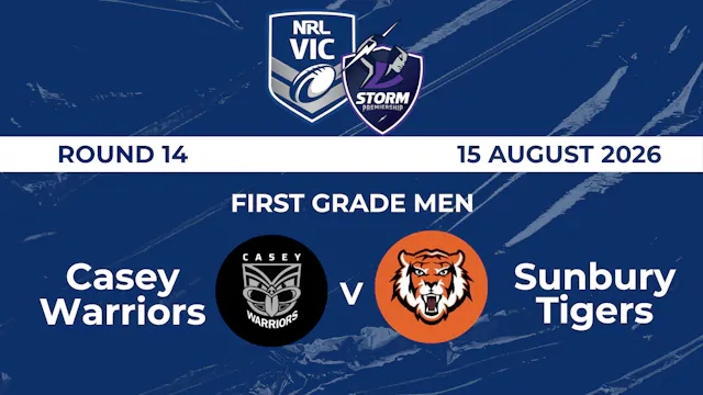 H2 2026 RD14 First Grade Mens Sunbury...