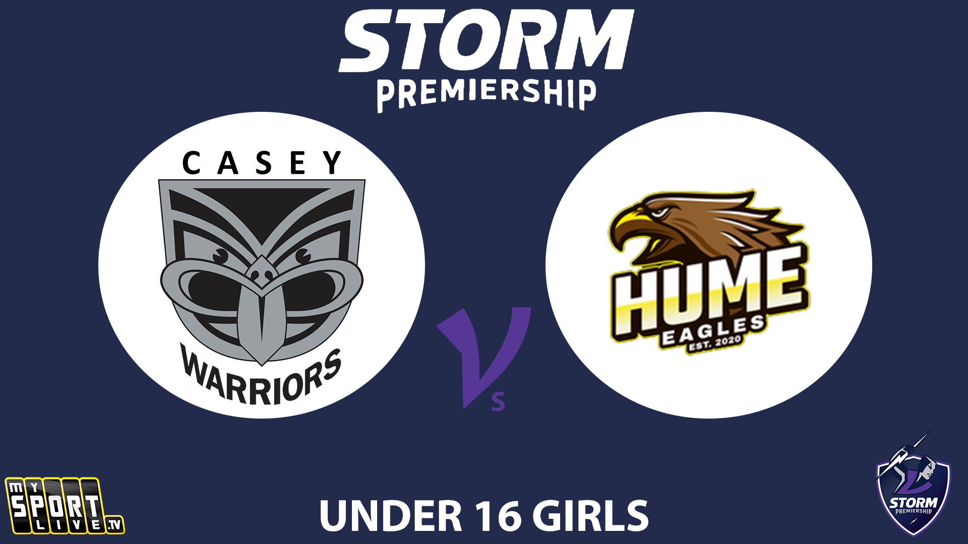 H2 2025 GF Under 16s Girls (2) - Casey Warriors vs Hume Eagles