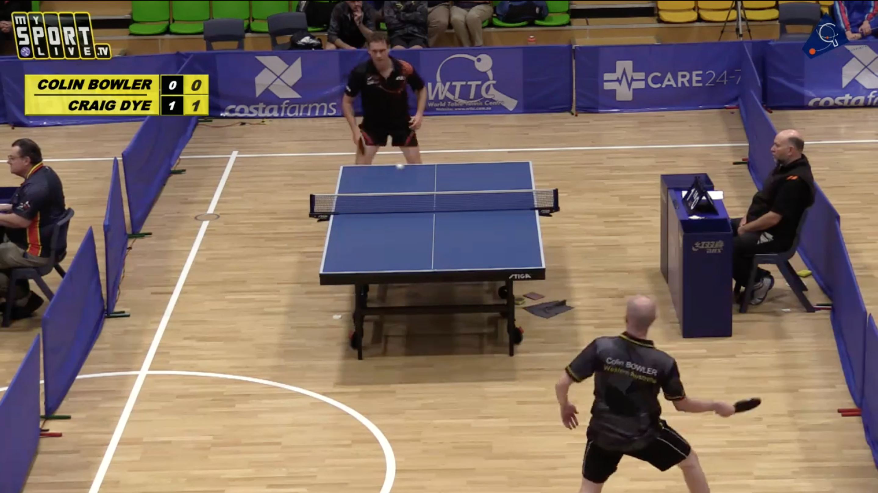 Table 1 - WED: 2019 Australian Veterans TT Championships