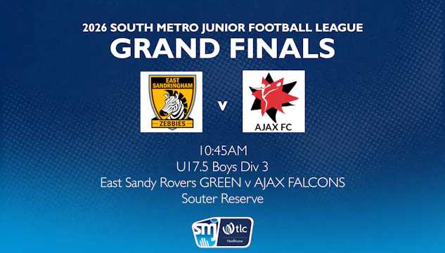 SMJFL GF: U17.5 Boys Div 3– East Sand...