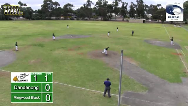 Dandenong vs Ringwood Black