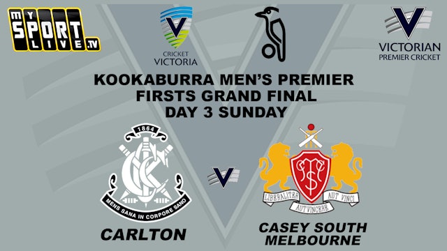 2024 Men’s Premier Grand Final (Day 3 Sunday) - Carlton v Casey South Melbourne