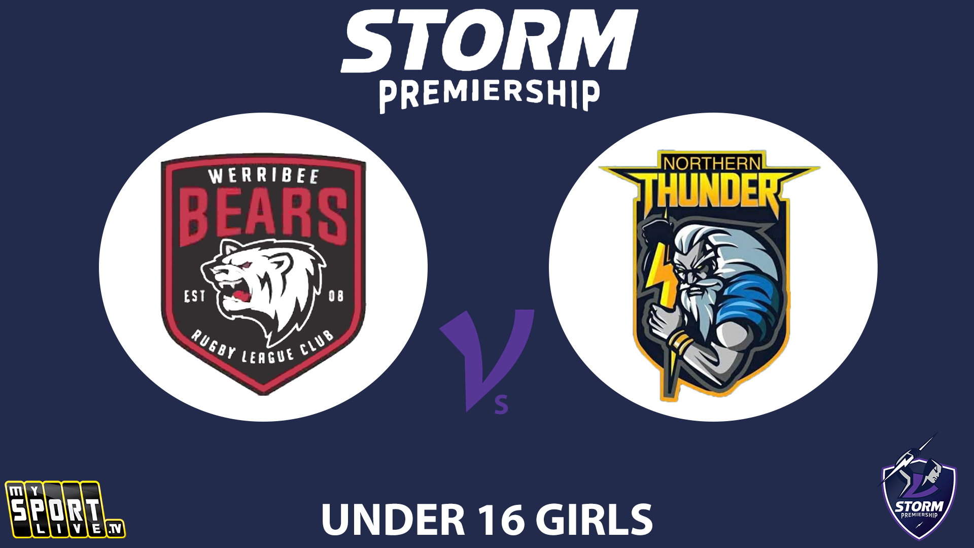  2024 Grand Final U16 Girls:  Werribee Bears vs. Northern Thunder