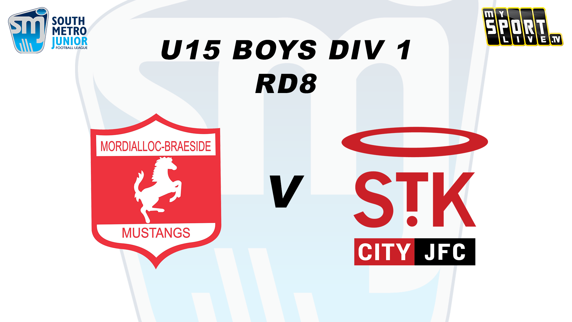 2024 SMJFL RD8 U15 Boys DIV 1 Mordi-Brae v St Kilda City JFC