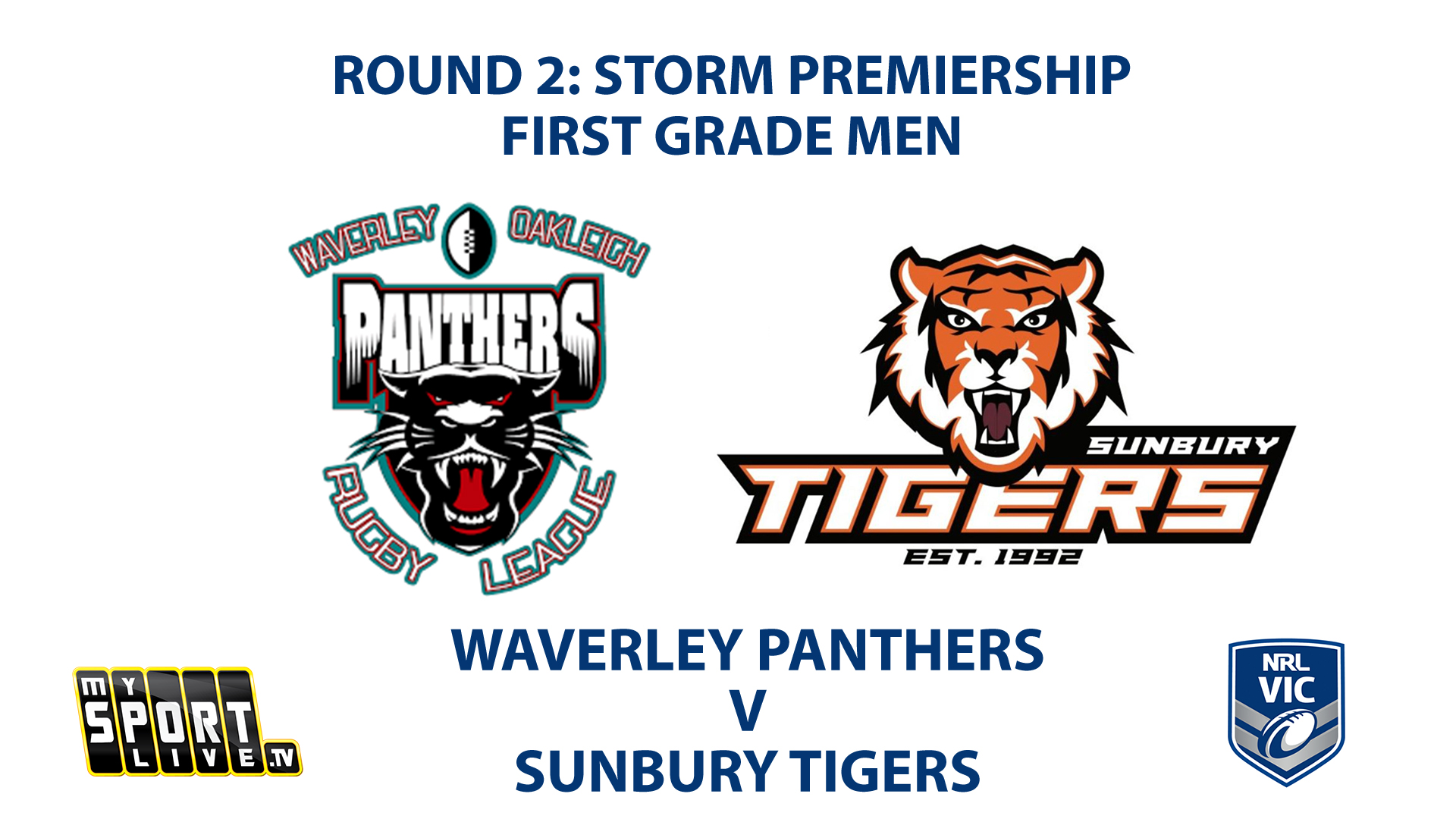 2023 RD2 First Grade Men's: Waverley Panthers v Sunbury Tigers