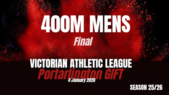 Portarlington Gift 400M Mens Finals