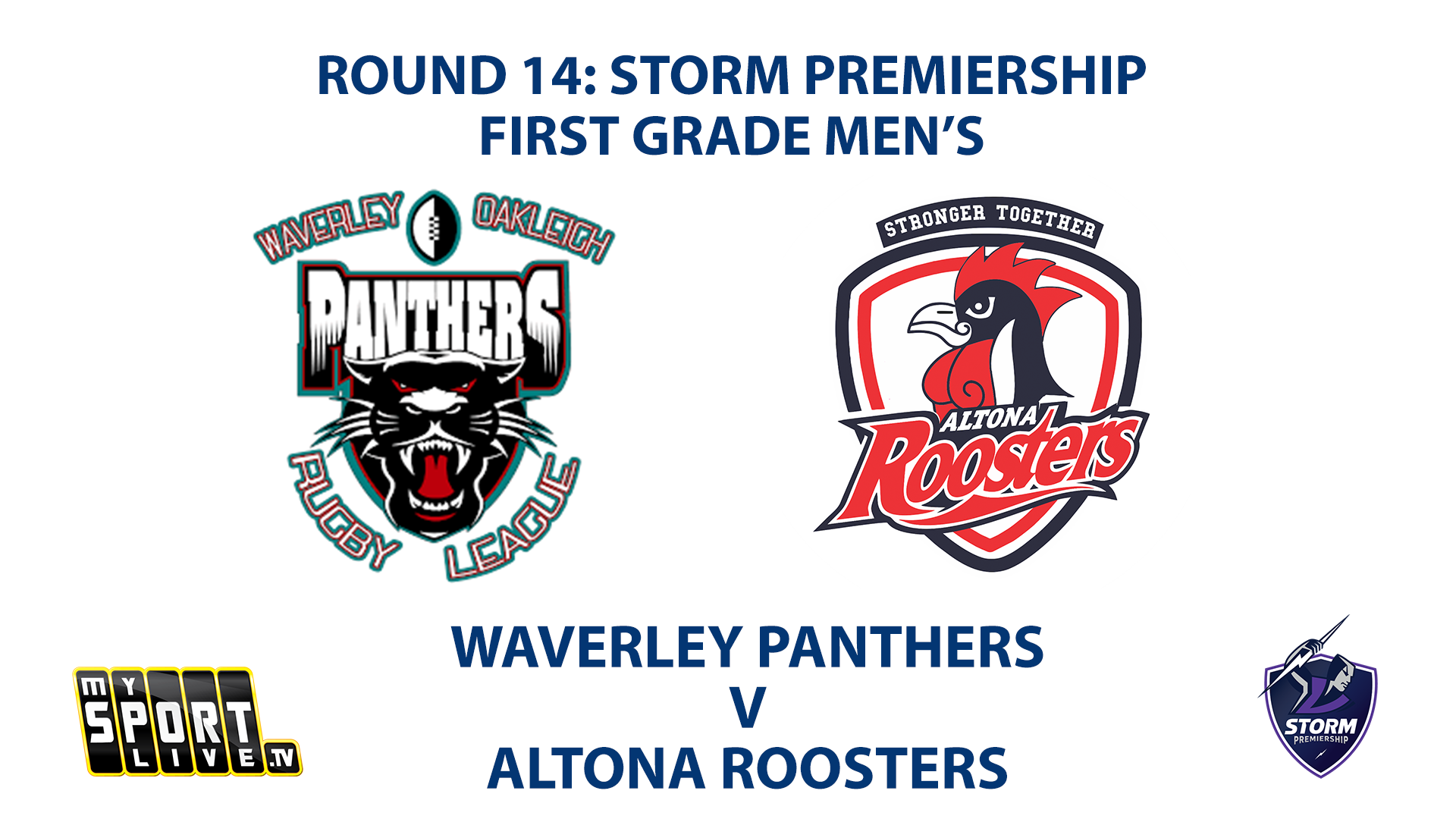 2023 RD14 First Grade Men's: Waverley Panthers vs Altona Roosters