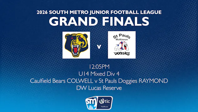 SMJFL GF: U14 Mixed Div 4 - Caulfield...