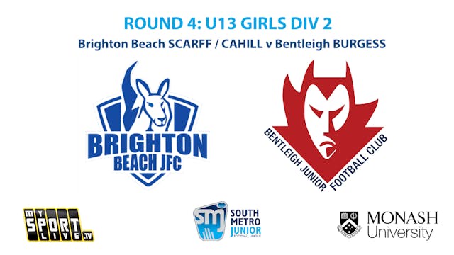 R4: U13 Girls Div 2 - Brighton Beach ...