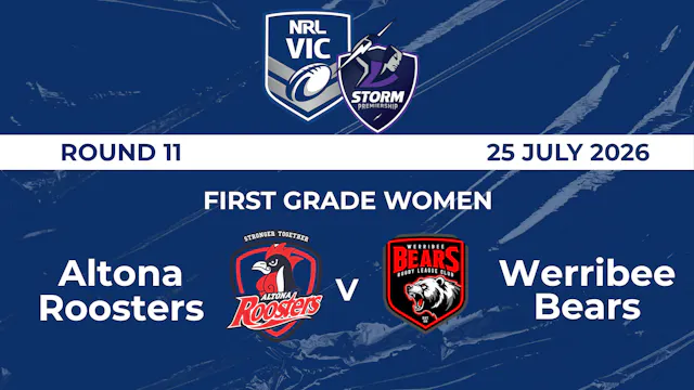 NRL R11: FGW - Altona Roosters v Werr...