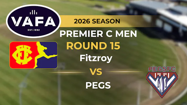 VAFA 2026 R15 PREM C Men's Fitzroy V ...