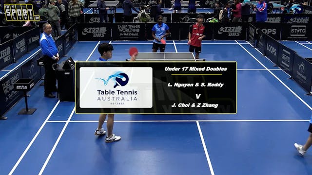 Day 3 U17 Mixed Doubles - L. Nguyen &...