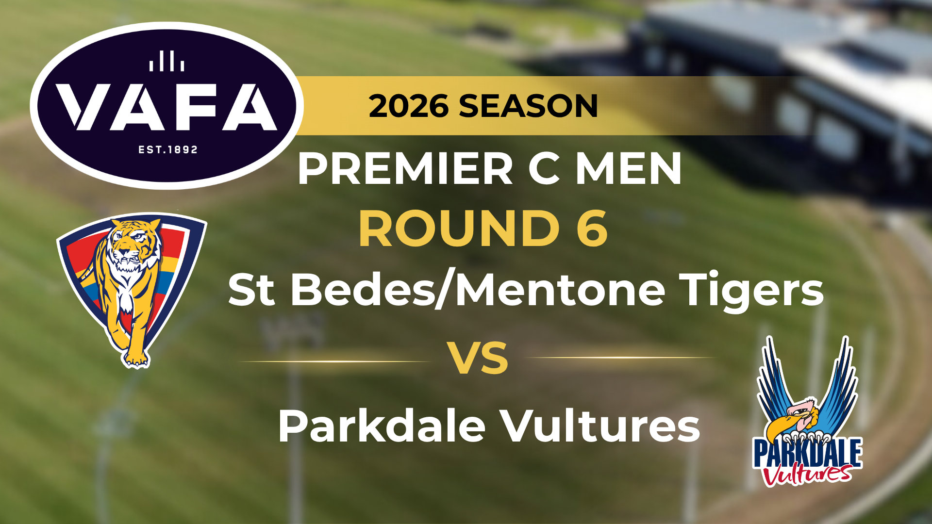 VAFA 2026 R6 PREM C Men’s SBMT V Parkdale Vultures