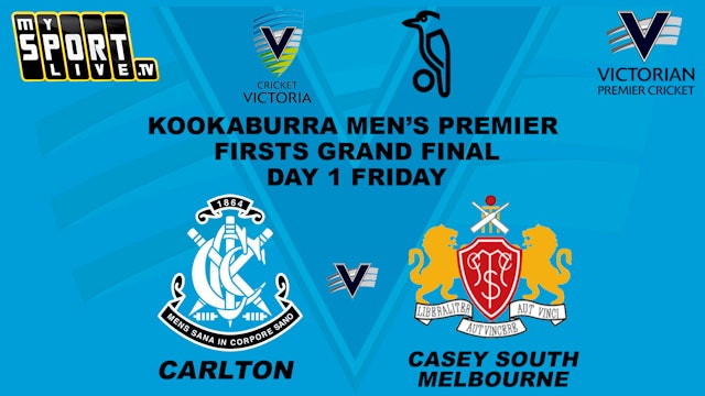 2024 Men’s Premier Grand Final (Day 1 Friday) - Carlton v Casey South Melbourne