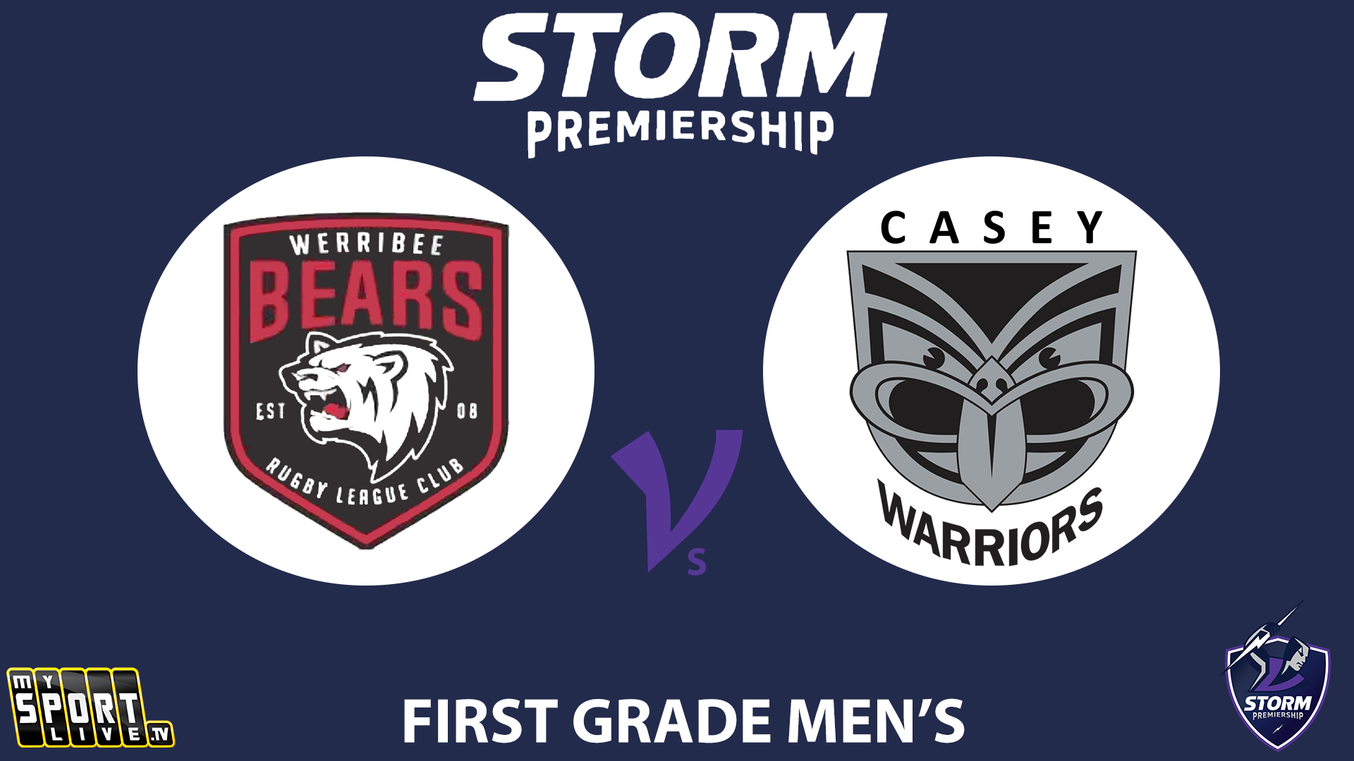 H1 2024 R15 First Grade Men's: Werribee Bears vs. Casey Warriors