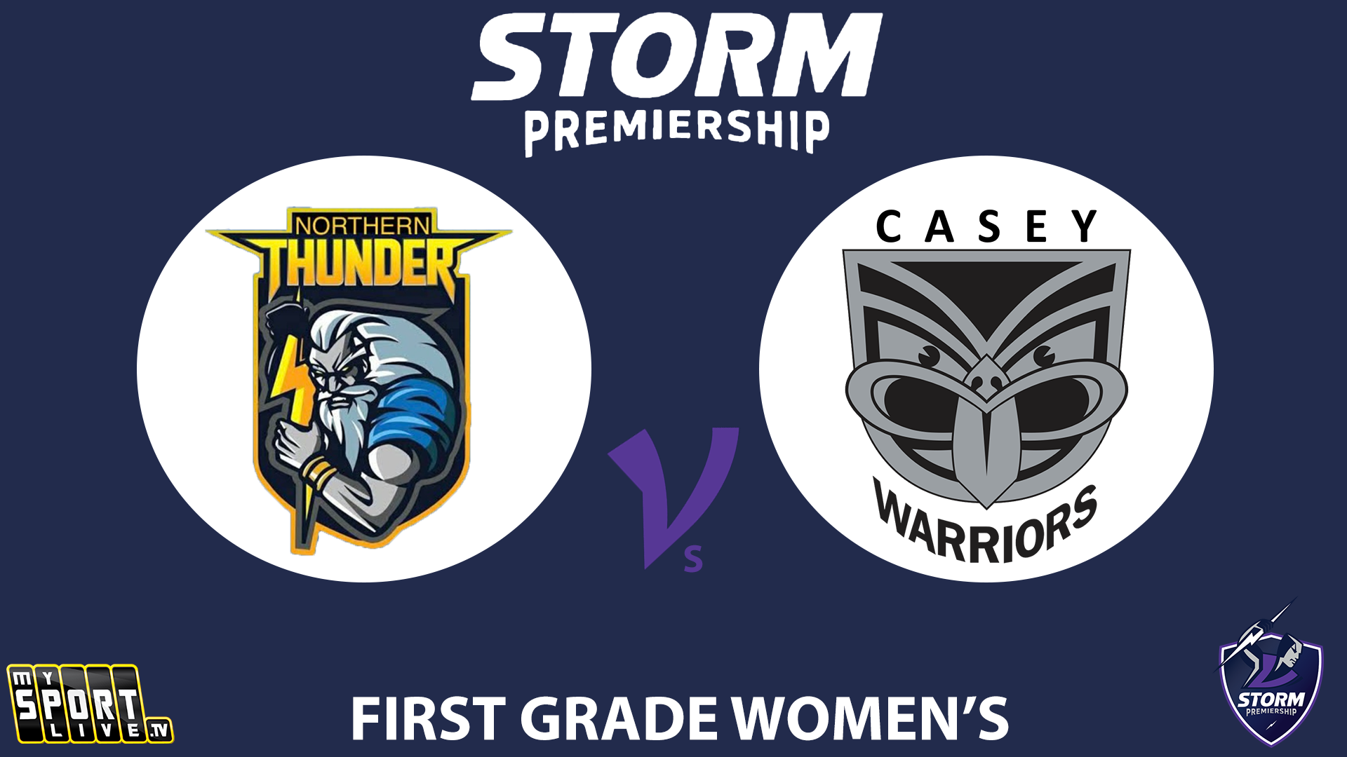 H2 2024 R8 First Grade Women's: Northern Thunder vs. Casey Warriors
