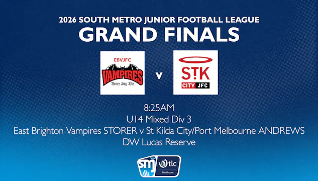 SMJFL GF U14 Mixed Div 3 - East Brigh...