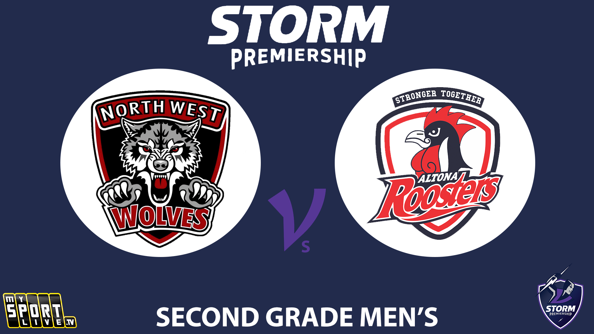 H1 2025 RD15 Second Grade Men - North West Wolves vs. Altona Roosters