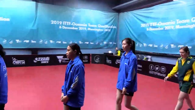 Oceania Olympic Team Table Tennis Qua...