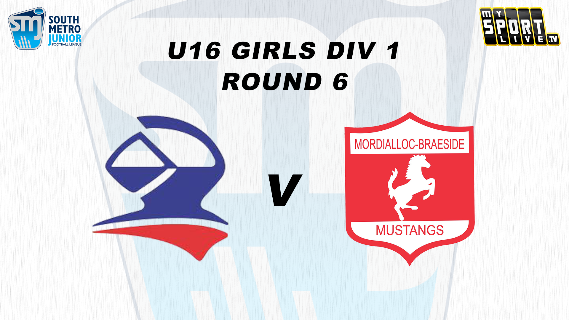 2025 SMJFL RD6 U16 Girls Div 1 East Malvern vs Mordi-Brae 