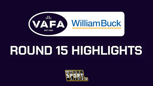 2023 VAFA Round 15 Highlights