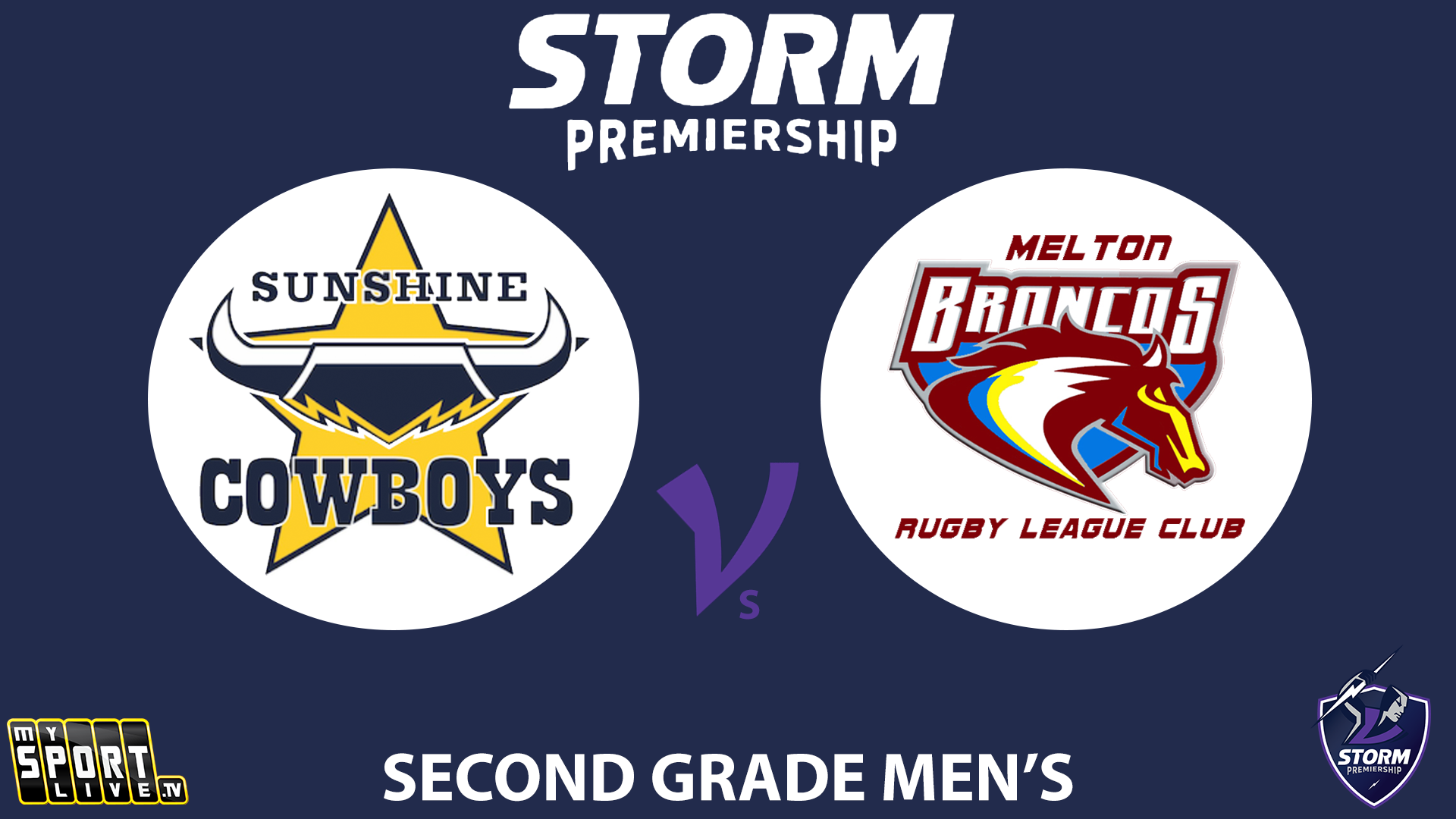 H1 2025 RD8 Second Grade Men Sunshine Cowboys vs. Melton Broncos 