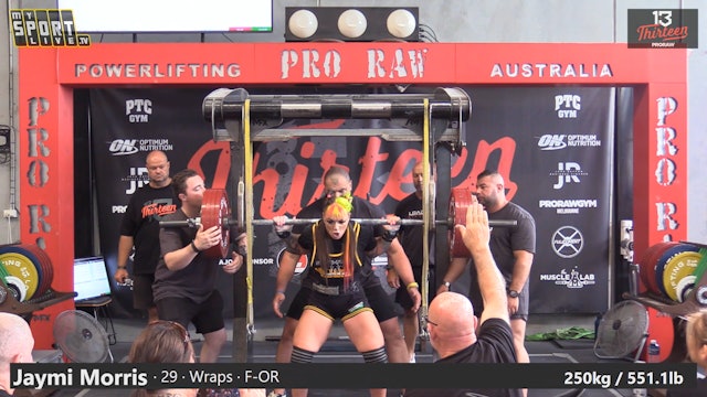 ProRaw 13 - Jaymi Morris Total 670kg / 1477.1lb Lift