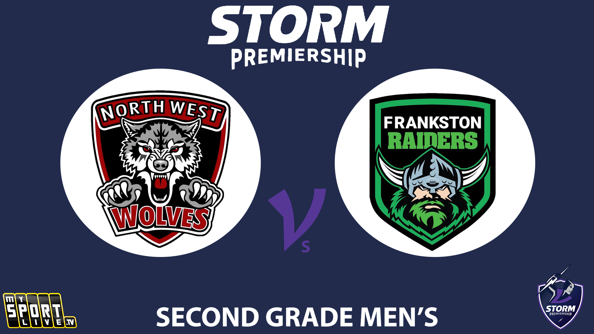 H2 2024 R5 Second Grade Men's: North West Wolves v Frankston Raiders
