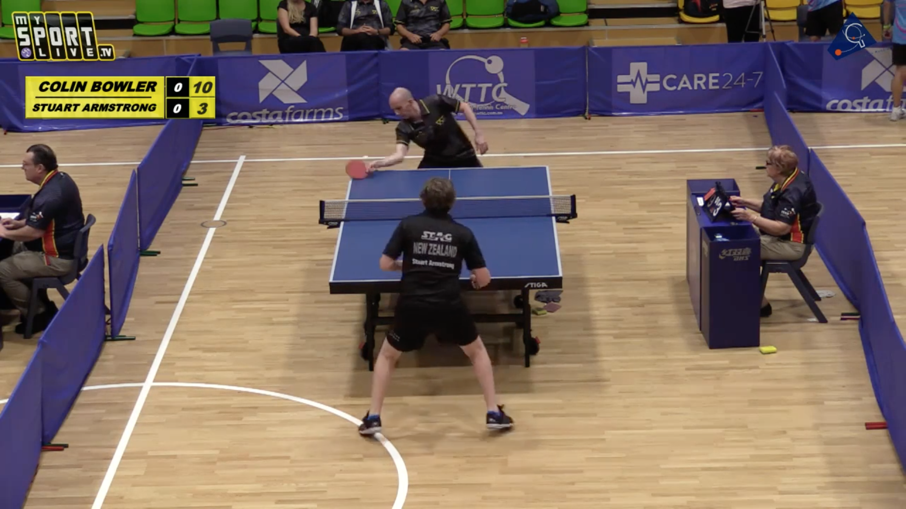 Table 1 - WED: 2019 Australian Veterans TT Championships