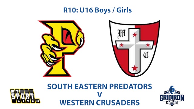 R10: GV U16 Boys / Girls - Predators v Crusaders