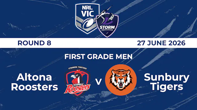 H2 2026 R8 First Grade Men Altona Roo...
