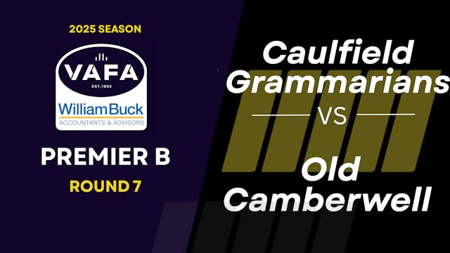 RD7 PREM B Caulfield Grammarians vs.O...