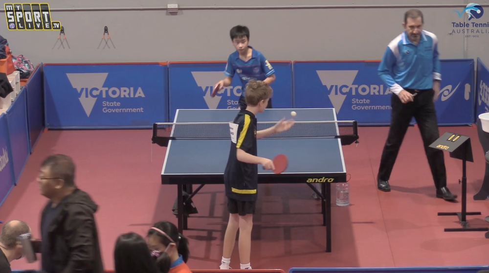 Hopes Boys' Singles Leonard Piyachai (NSW) vs. Isidore Ireland (ACT)