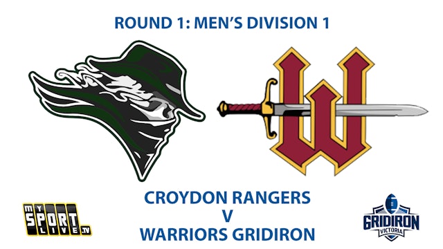 R1: GV Men's Division 1 - Rangers v Warriors