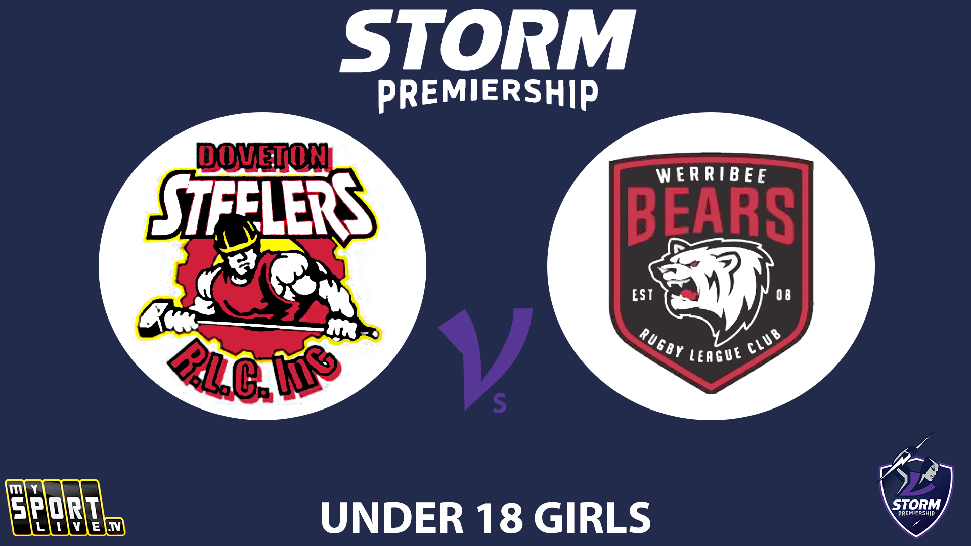 2024 Qualifying Final U18 Girls: Doveton Steelers vs. Werribee Bears
