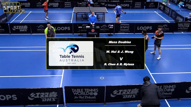 Day 4 Mens Doubles W. Hui & J. Wong v...