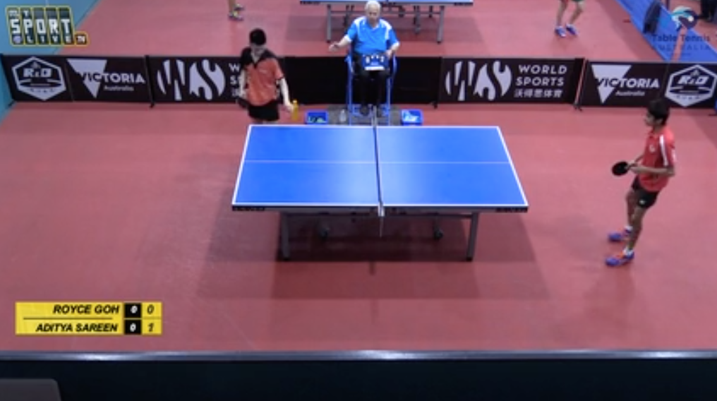 U19 Boys' Singles: Final Aditya Sareen (VIC) vs. Royce Goh (SA)