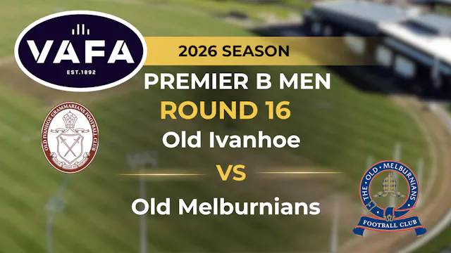 VAFA 2026 R16 PREM B Men's Old Ivanho...