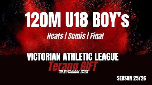 Terang Gift - 120m U18 Boys Heats