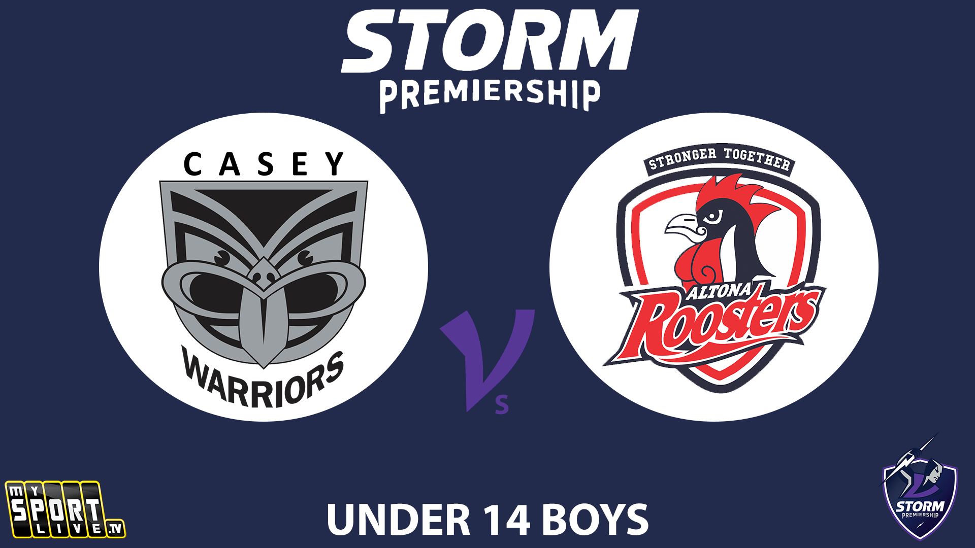 H2 2025 GF Under 14s Boys (2) - Casey Warriors  vs. Altona Roosters