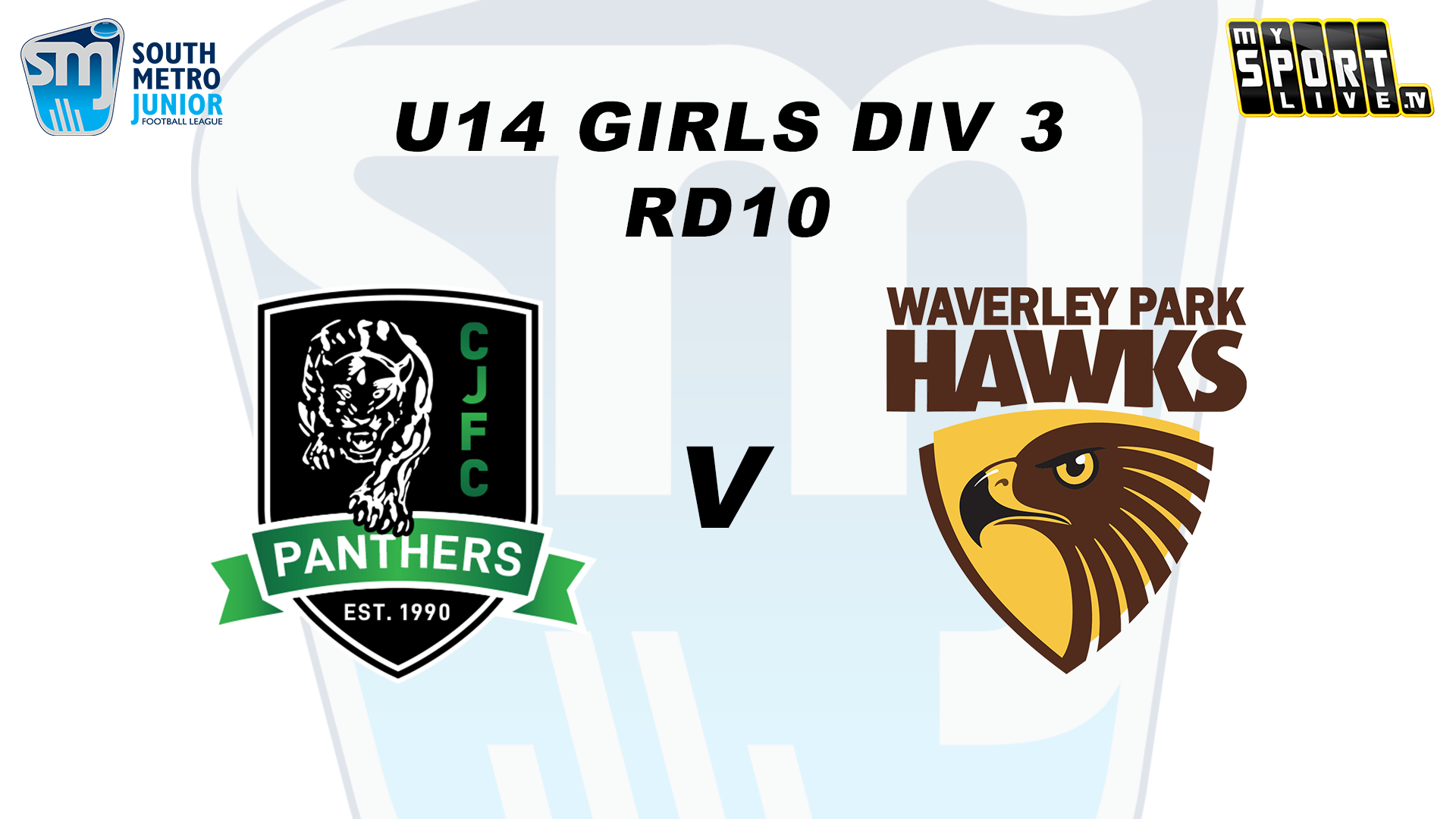 2024 SMJFL RD10 U14 Girls Div 3 Cheltenham v WPHawks