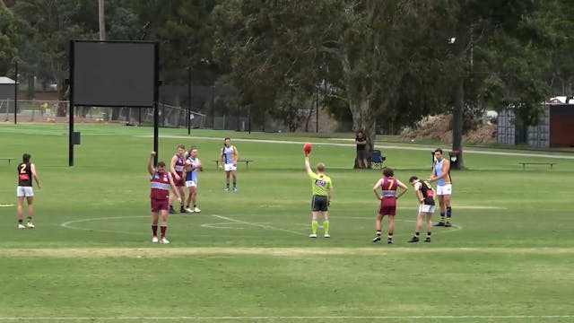 2022 RD3 PREM C Marcellin vs. Mazenod