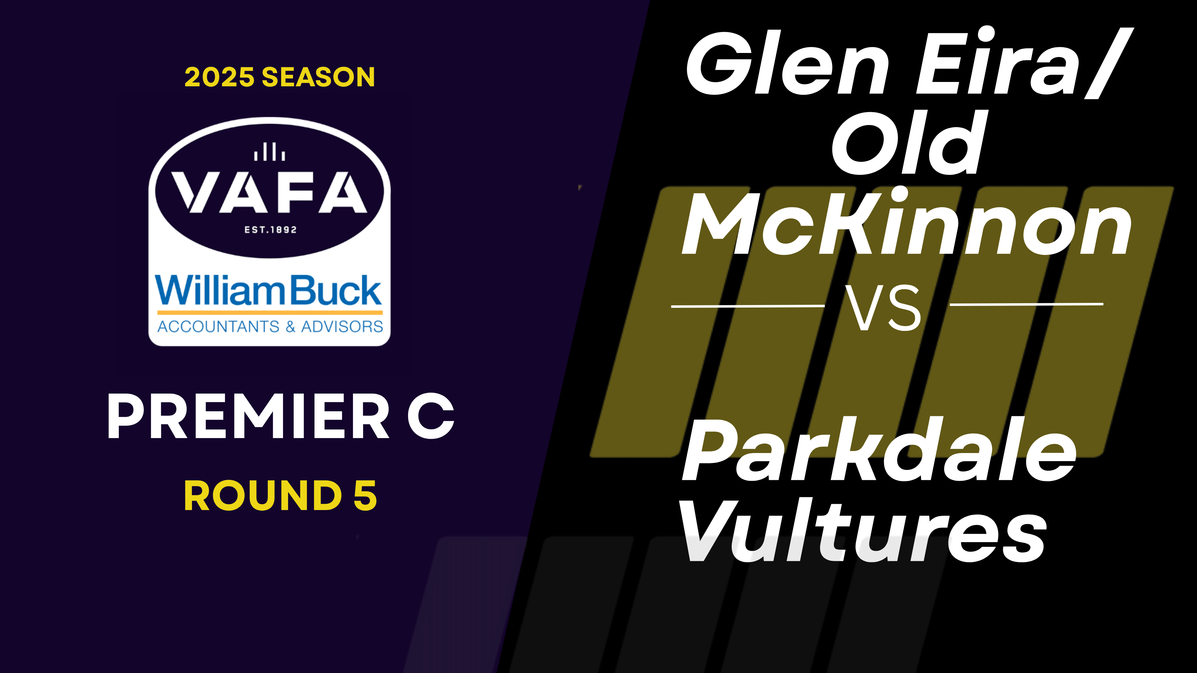 RD5 PREM C Glen EiraOld McKinnon vs.Parkdale Vultures